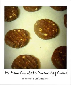 Chocolate Shakeology No-Bake Cookies